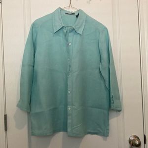 DONATED - Liz Claiborne Turquoise Blouse